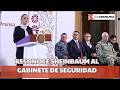 ADMIRACIÓN y RECONOCIMIENTO al GABINETE de SEGURIDAD por parte de la PRESIDENTA SHEINBAUM