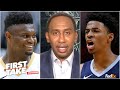 Stephen A.: Zion could catch Ja Morant for Rookie of the Year | First Take