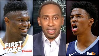 Stephen A.: Zion could catch Ja Morant for Rookie of the Year | First Take