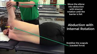 Shoulder somatic dysfunction diagnosis
