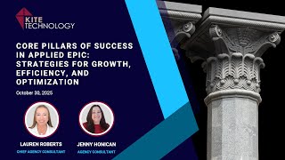 Core Pillars of Sucess in Applied Epic: Strategies for Growth, Efficiency, & Optimization