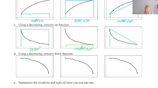 Over and Underestimates when Approximating Integrals pg 9