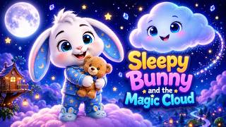 🌙 Mascot the Sleepy Bunny and the Magic Cloud ☁️ | Bedtime Story for Kids | 3D Animation