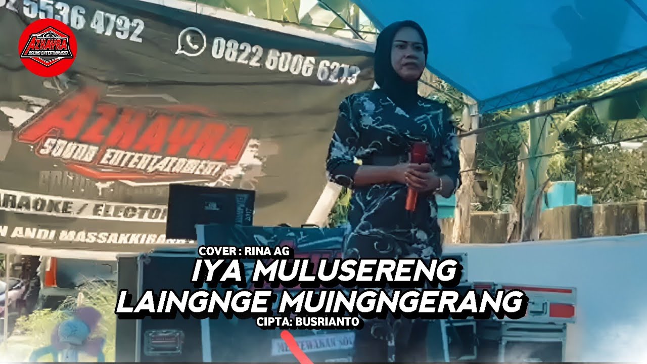 IYA MULUSERENG LAINGNGE MUINGNGERANG || COVER : RINA AG || CIPTA : BUSRIANTO 