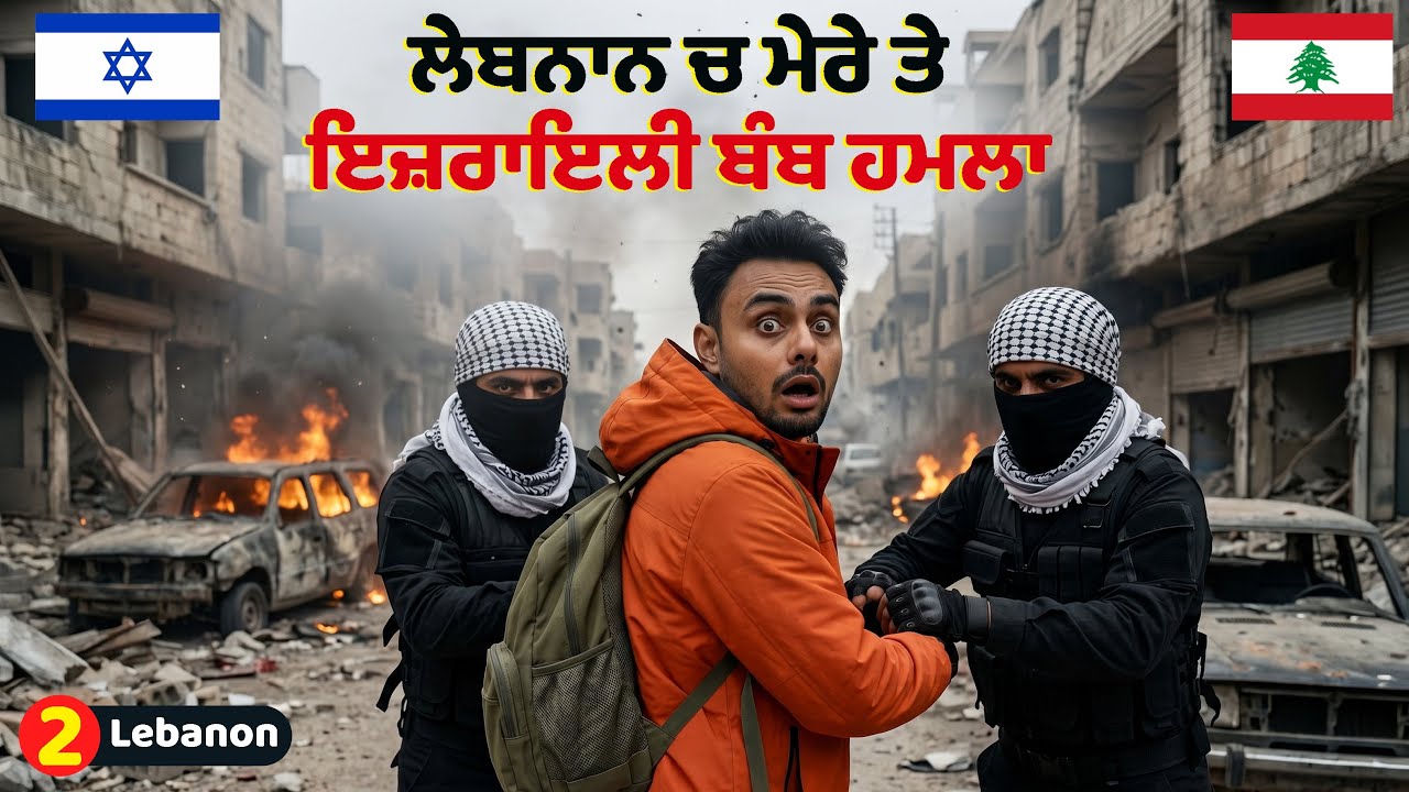 ⁣Almost Died in Lebanon🇱🇧 | ਲੇਬਨਾਨ ਚ ਇਜ਼ਰਾਇਲ ਦੇ ਬੰਬਾ ਚ ਬਚਿਆ