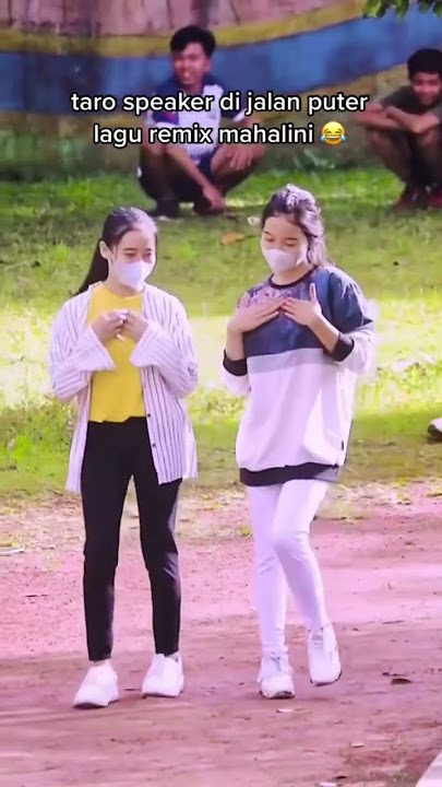 PRANK SPEAKER DI TEMPAT RAME PUTER LAGU TIK TOK VIRAL SEMUA CEWE PADA JOGET 😂