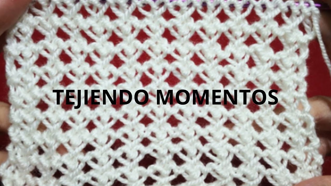 Punto Corazón con dos agujas muy fácil - #TejiendoMomentos