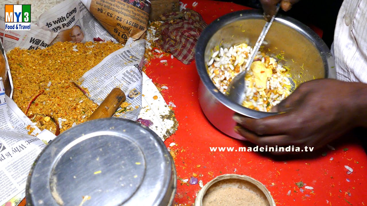 Bhel Puri - Spicy Puffed Rice Salad - Vegetarian Snack | Mouthwatering street food | STREET FOOD