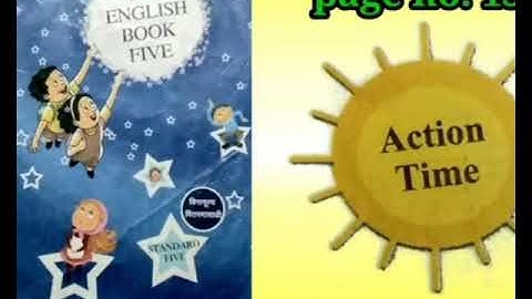 Std- 5th, Unit- 1, Page- 13, Action Time... Make meaningful commands.