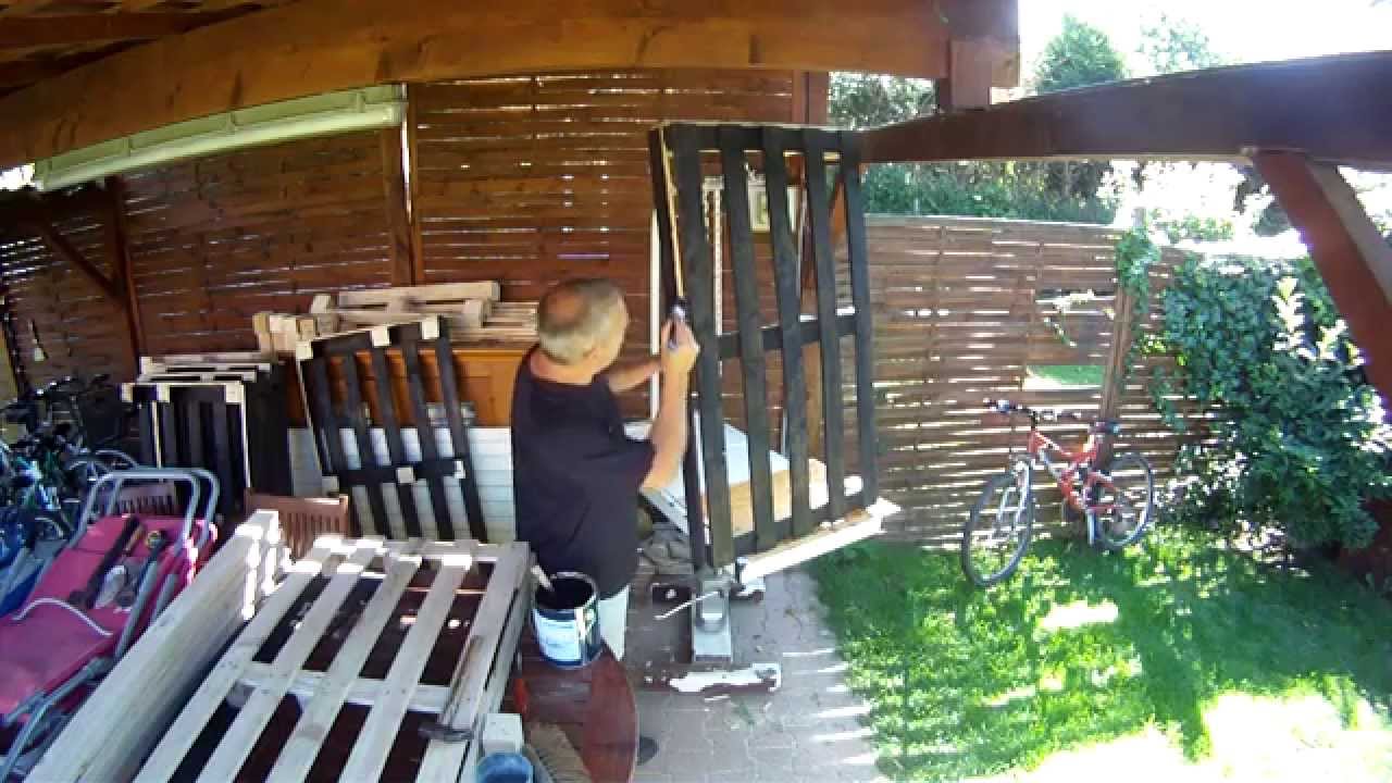 Canapé en palettes youtube