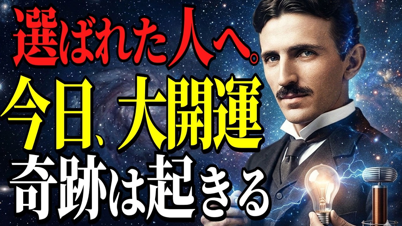 【奇跡の覚醒】テスラの警告。人間は食べるから死ぬ？天才が恐れた「細胞破壊」と、運命が好転する“究極の食材”
