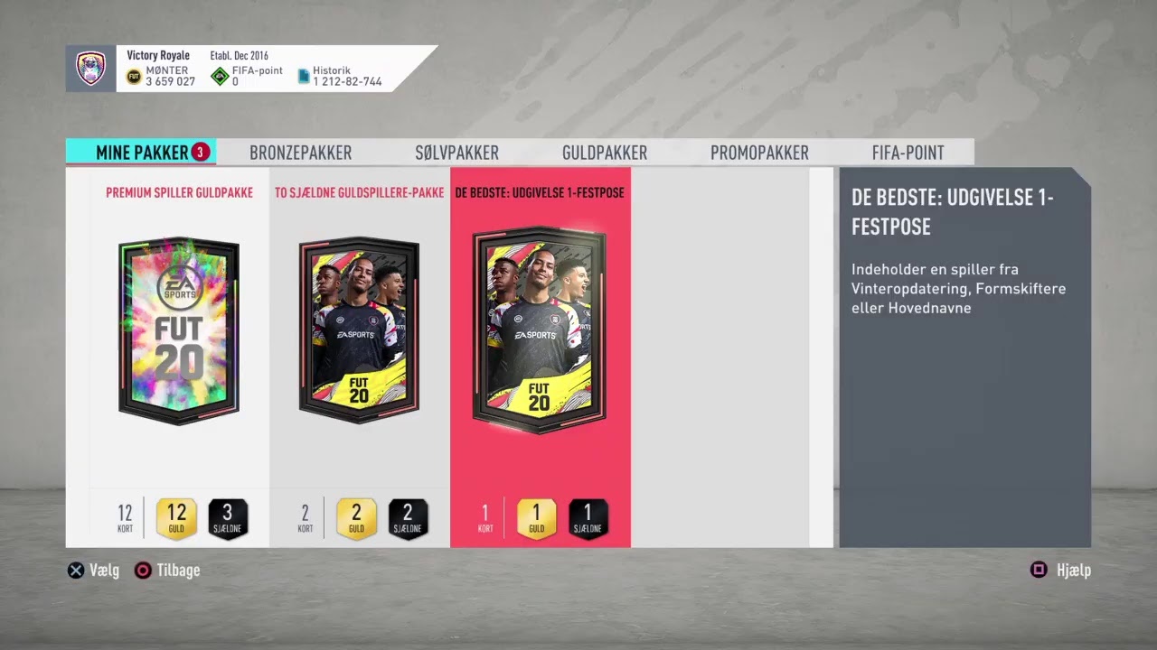 FIFA 20 [ Party bag SBC ]
