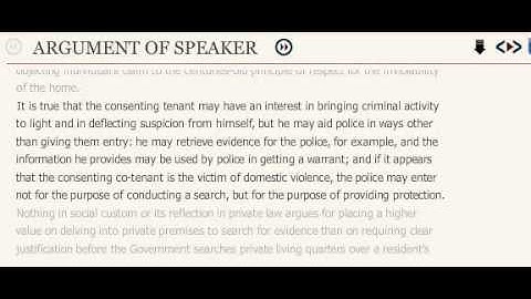 Georgia v Randolph Oral Decision