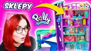 LALECZKI POLLY POCKET NA ZAKUPACH 🛍️ Centrum Handlowe 🏡 Domek 👾 Salon Gier miss Aga