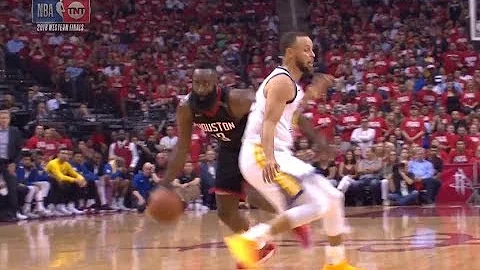 James Harden Sick Crossover Made Stephen Curry Look Foolish！