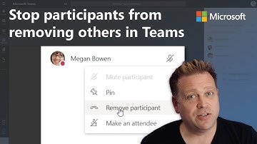 How to stop participants from removing or muting others in Microsoft Teams meetings