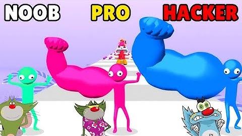 NOOB vs PRO vs HACKER -In The Big Hit Gameplay walkthrough Android, iOS ||oggy and jack ||
