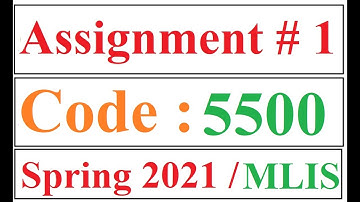 AIOU Solved Assignment No 1 Code 5500 spring 2021 | Baloch Academy