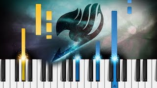 Fairy Tail - Main Theme (Slow Version) - EASY Piano Tutorial chords