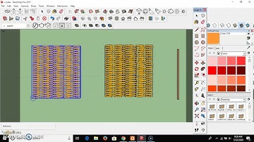 How to draw Wicker Basket in Sketch Up