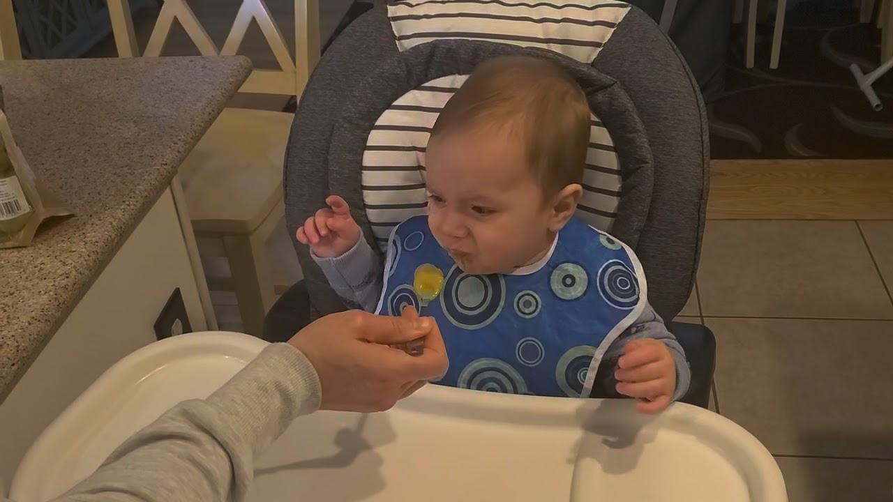 Trying salmon - YouTube