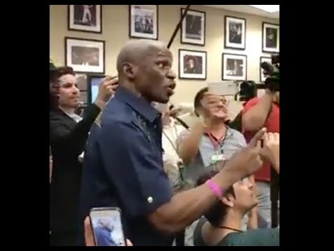 Floyd Mayweather Sr. Crashes Conor McGregor's Media Scrum in LA - MMA Fighting