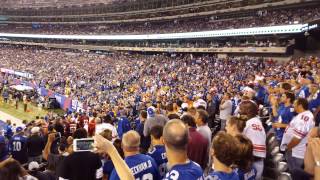 Fight breaks out!   Giants vs Redskins game!