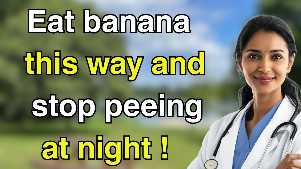 Over 60 +? Eat THIS Banana to Stop Nighttime Urination and Sleep Like You’re 40 Again!| Elder Health