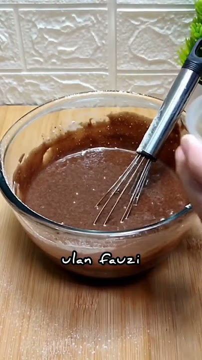 bolu kukus coklat 2 telur tanpa mixer