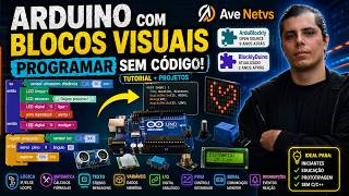 ARDUINO com BLOCOS Visuais (Blockly) - Programar SEM Código! Tutorial + Projetos
