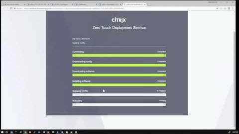 Citrix SD-WAN - Zero Touch Deployment demo (Demo Center MR5.x)