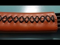 Confessions of a Naughty Mommy - Leather Handlebar Lacing Tutorial
