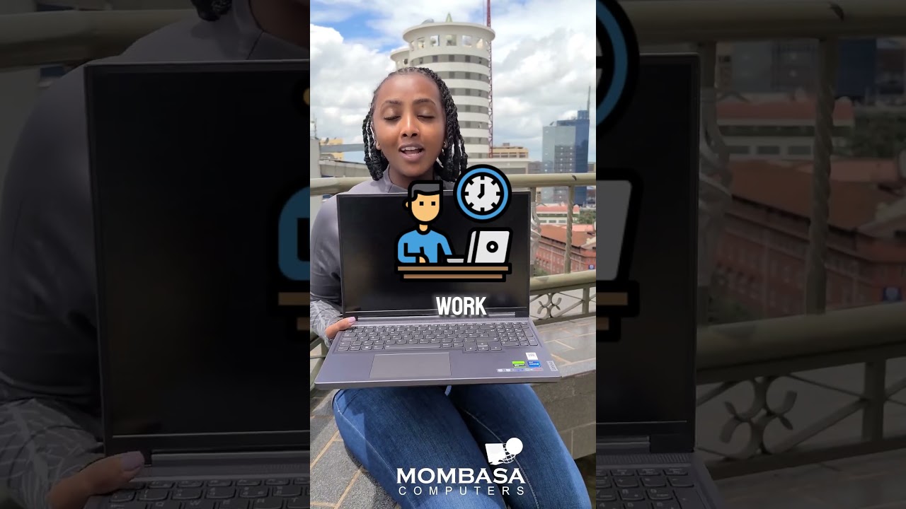 Short form edit advertising a laptop