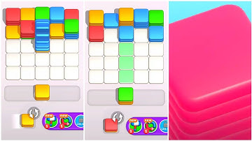 Hexa Stack N Sort Gameplay , Android Games ios Walkthrough Simulator Think Brain Puzzle