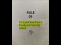 Rule #5: Love Without Loyalty Is Useless – F*ck That Love