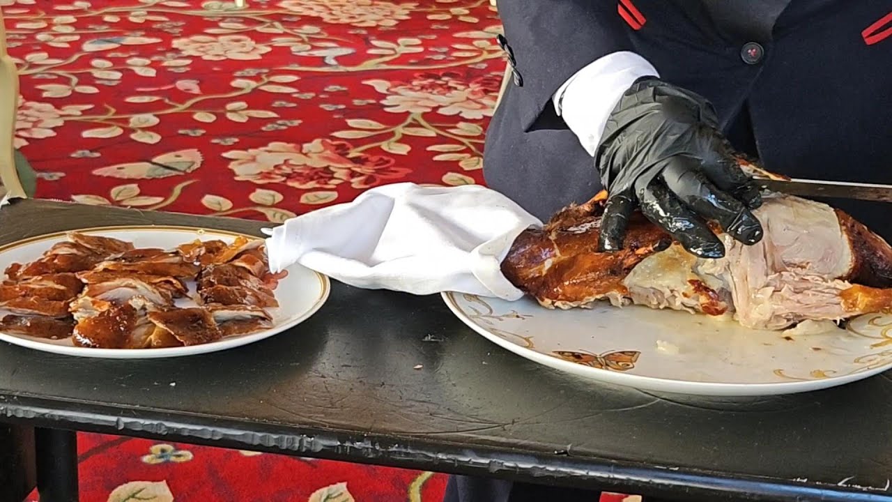 Peking Duck at Jasmine and Slots at Bellagio, Vegas. ad YouTube