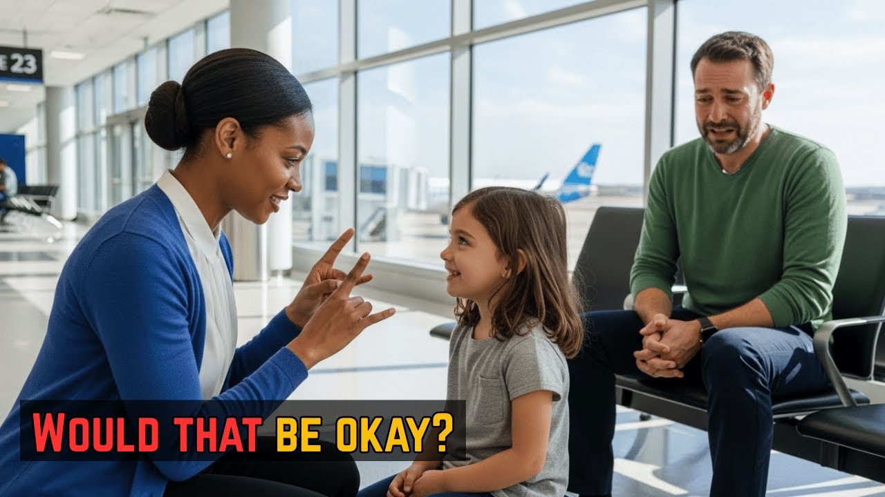 Billionaire CEO waiting for plane with mute daughter—Froze When Single Mum Spoke to Her in Sign Lang