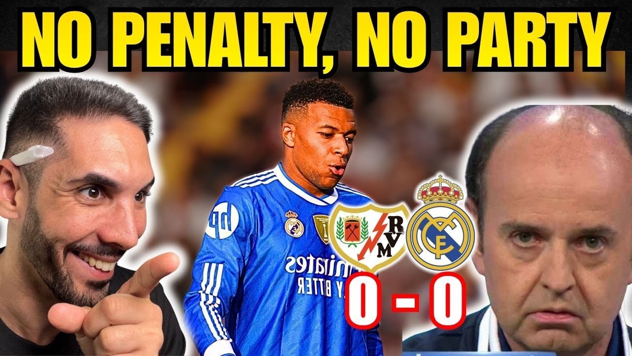 El RAYO HUNDE al REAL MADRID y EXPLOTA JUANMA RODRÍGUEZ ¡PENALTI a MBAPPE!