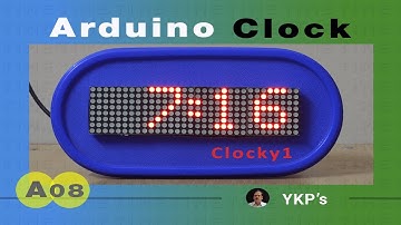 Make Digital Clock with Arduino DS1302 HC-05 LED Matrix -  Simple Clocky1 - A08
