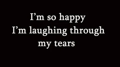 I'm so happy i can't stop crying by Sting  (Lyrics)
