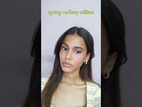 spring makeup routine 🌻 #shorts #ytshorts #makeuptutorial #springmakeup
