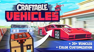 Craftable Vehicles | Minecraft Marketplace - Official Trailer