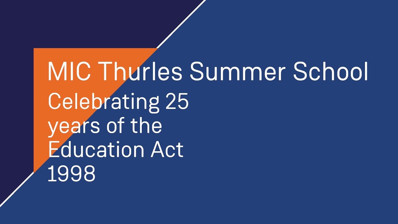 MIC Thurles Summer School 2023 YouTube