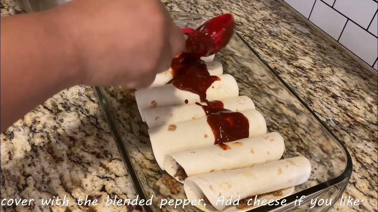 GROUND BEEF ENCHILADAS YouTube