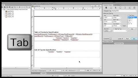 How to Format Table of Content in Adobe FrameMaker