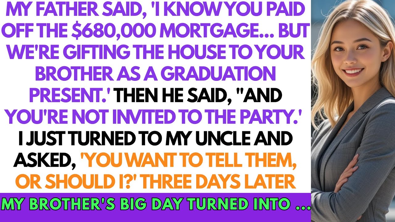 My Father Said, 'I Know You Paid Off The $680,000 Mortgage… But We’re...