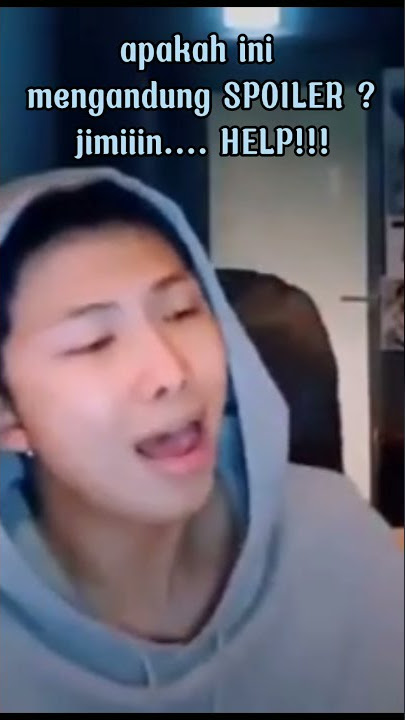 Is he a spoiler?? 😆💥#namjoon #bts #btsspoiler