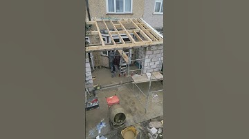 Rear House Extension in Progress. www.homeshape.co.uk #houseextension #building