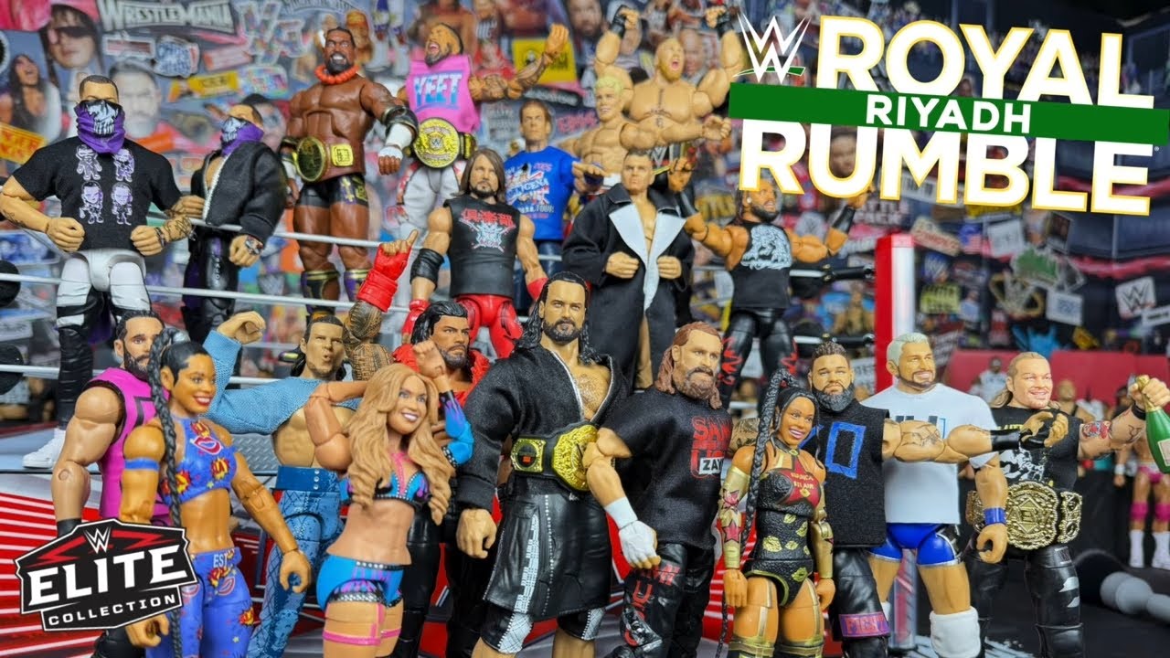 Прогнозы на Royal Rumble с фигурками WWE!