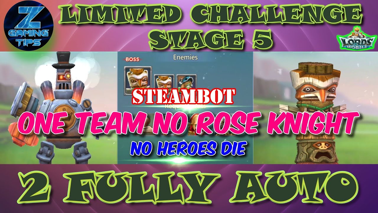 Steambot Limited Challenge Stage 5 | Full Steam Ahead Stage 5 (2 Fully Auto Teams) Part 5